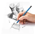 Weiteres Produktbild Graphitstifte „Mars Lumograph“, Set, 12 verschiedene Härten, sechseckig, in Zinnkrabbe.