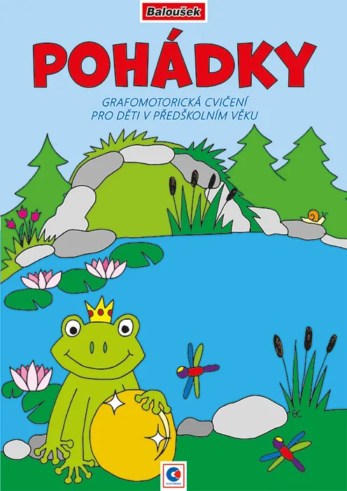 Hauptproduktbild Grafomotorická omalovánka - A4 - Pohádky