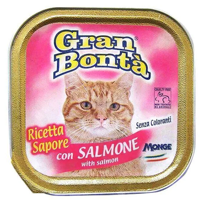 Hauptproduktbild GRAN BONTA paštika s lososem pro kočky 100g