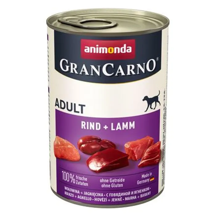 Hauptproduktbild GRANCARNO Adult - hovězí, jehněčí 400g