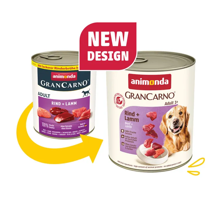 Hauptproduktbild GRANCARNO Adult - hovězí, jehněčí 800g