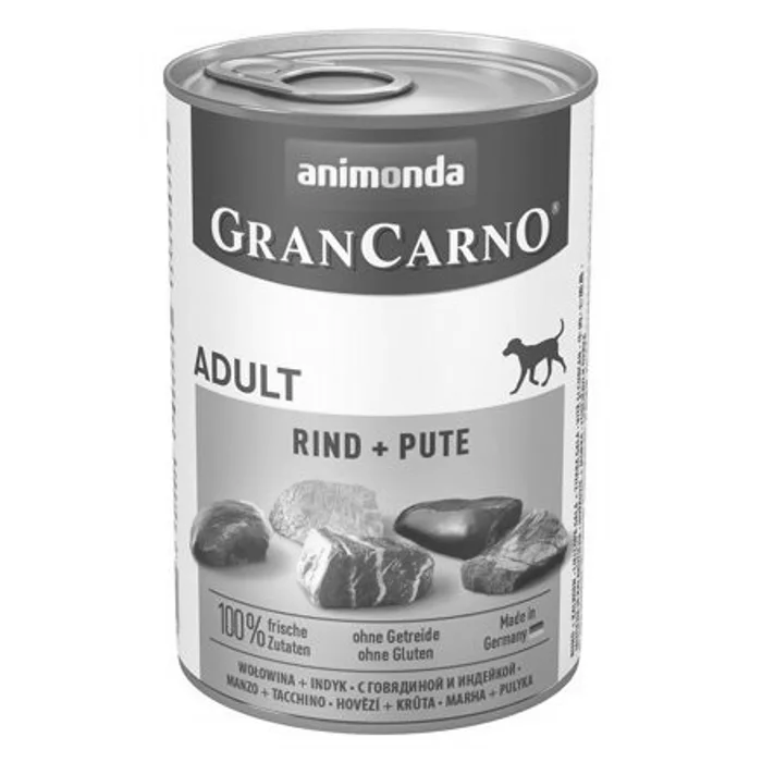 Hauptproduktbild GRANCARNO Adult - hovězí, krůta 400g