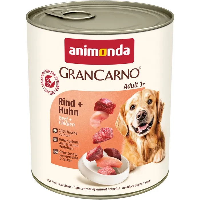 Hauptproduktbild GRANCARNO Adult - hovězí, kuřecí 800g