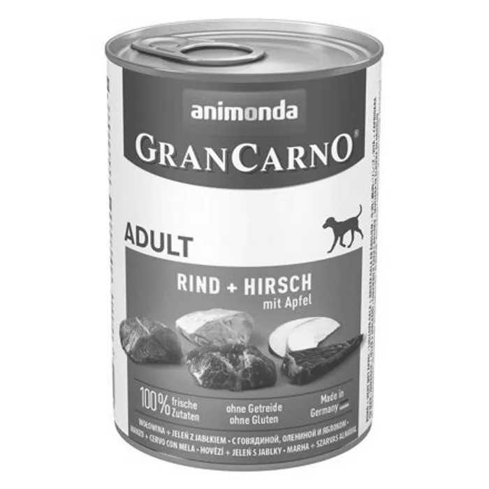 Hauptproduktbild GRANCARNO Adult - jelení maso + jablka 400g