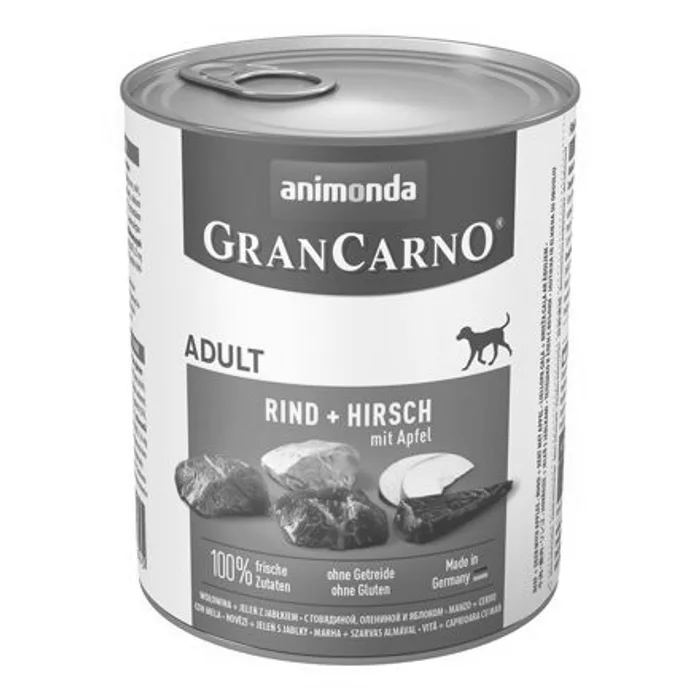Hauptproduktbild GRANCARNO Adult - jelení maso + jablka 800g