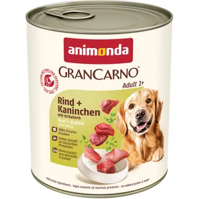 GRANCARNO Adult - Kaninchen + Kräuter 800g