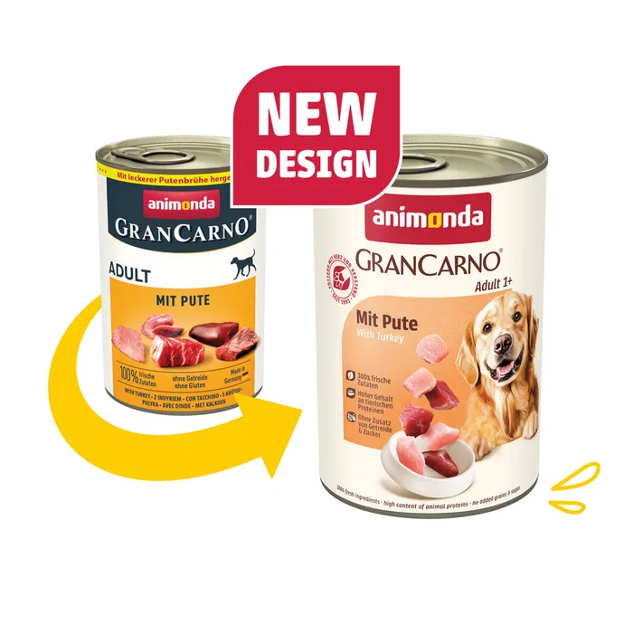 Hauptproduktbild GRANCARNO Adult - s krůtím masem 400 g