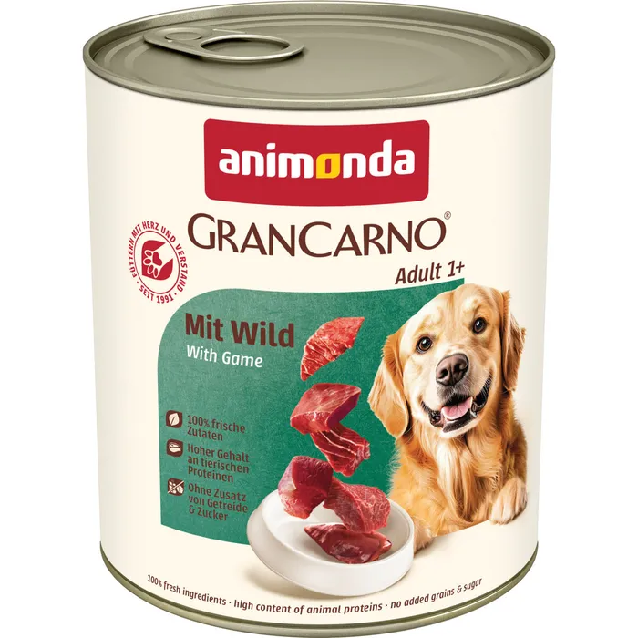 Hauptproduktbild GRANCARNO Adult - se zvěřinou 800 g