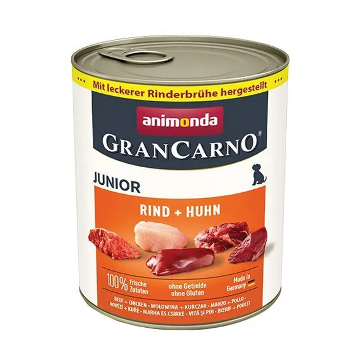 Hauptproduktbild GRANCARNO JUNIOR - kuře, hovězí 800g