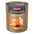 GRANCARNO Single Protein 800 g reines Huhn, in der Dose für Hunde