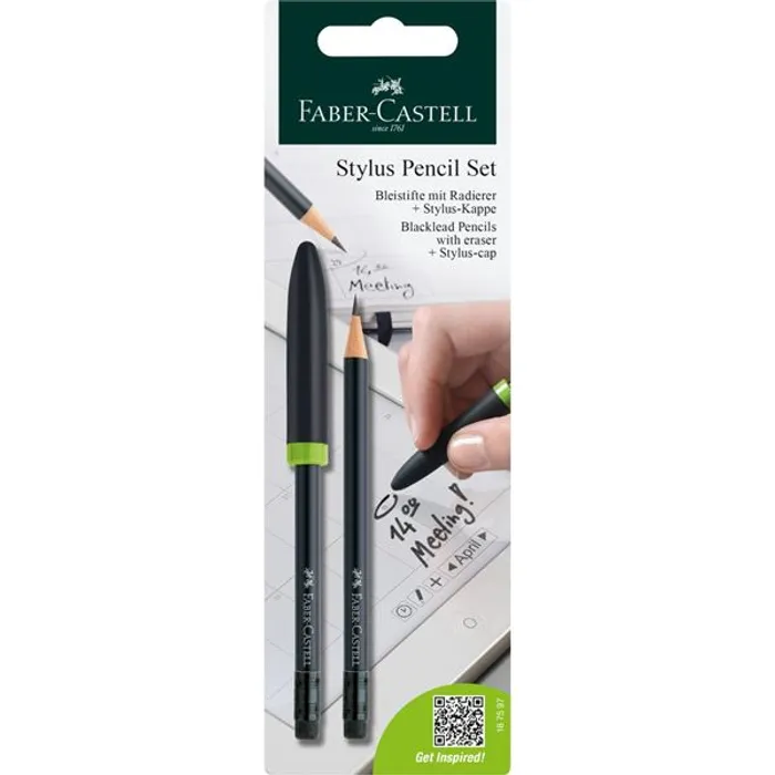 Hauptproduktbild Gratitová tužka Stylus pro dotykové displeje BL 2ks Faber Castell 187597