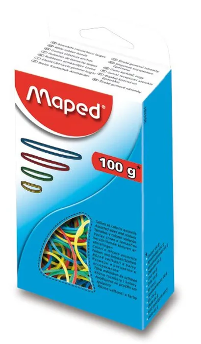 Hauptproduktbild Gumičky, 100 g, mix barev