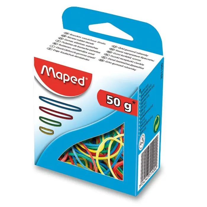 Hauptproduktbild Gumičky, 50 g, mix barev