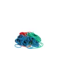 Gummiringe bunt gemischt 1mm durchmesser 2, 4 & 6 cm [50 g]