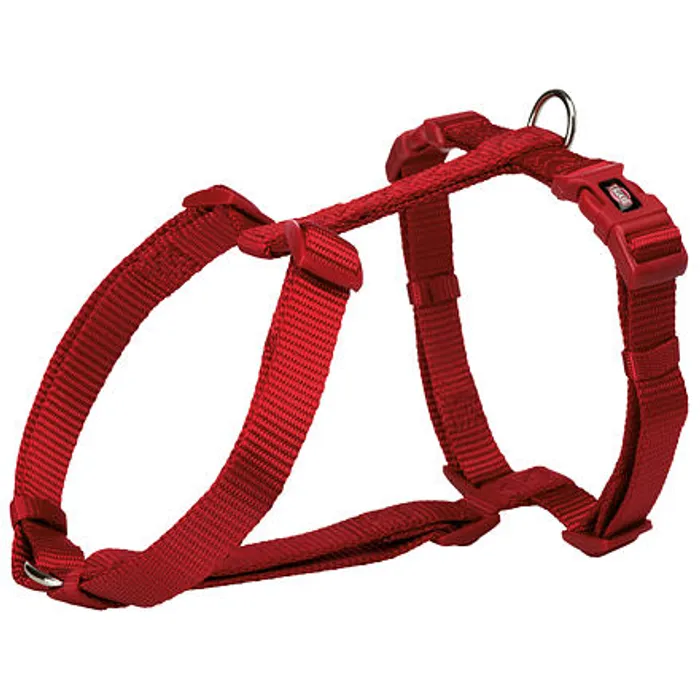 Hauptproduktbild H-postroj PREMIUM - červený S-M:hruď:42-60cm/15mm
