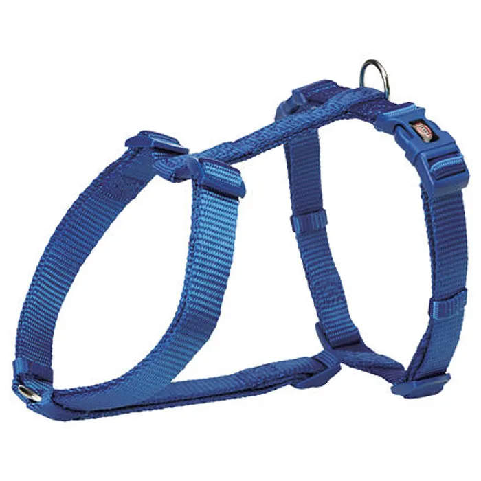 Hauptproduktbild H-postroj PREMIUM - královská modrá XS-S:hruď:30-44cm/10mm