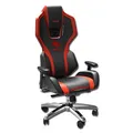 Gaming Stuhl E-blue AUROZA, rot, unterbeleuchtet, + Gamingset Polygon