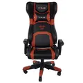 Gaming Stuhl E-blue COBRA, rot, Bluetooth, + Gamingset Polygon