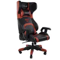Gaming Stuhl E-blue COBRA, rot, Bluetooth, + Gamingset Polygon