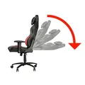 Gaming Stuhl Red Fighter C2, schwarz, abnehmbare Kissen