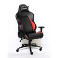 Gaming Stuhl Red Fighter C2, schwarz, abnehmbare Kissen