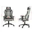 Gaming Stuhl Red Fighter C3, grau, + Kopfhörer Red Fighter H3, PROMO