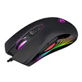 Gaming-Stuhl Red Fighter C8, schwarz, + Maus Marvo M519, PROMO, RGB-Hintergrundbeleuchtung