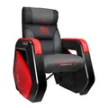 Gaming Sofa E-Blue AUROZA, grau-rot, verstalbar