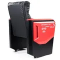 Weiteres Produktbild Gaming Sofa E-Blue COBRA, schwarz/rot, festliegend