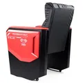Gaming Sofa E-Blue COBRA, schwarz/rot, festliegend
