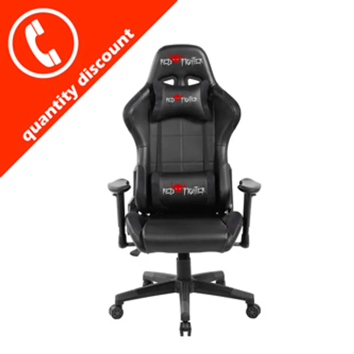 Hauptproduktbild Herní židle Red Fighter C7, černá, odnímatelné polštářky, 5-PACK