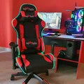 Gaming Stuhl Red Fighter C8, schwarz/rot, + Set 4in1 CM370 PROMO, RGB-Beleuchtung