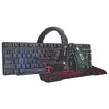 Gaming Stuhl Red Fighter C8, schwarz/rot, + Set 4in1 CM370 PROMO, RGB-Beleuchtung