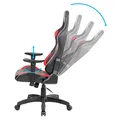 Gaming Stuhl Red Fighter C8, schwarz/rot, + Set 4in1 CM370 PROMO, RGB-Beleuchtung