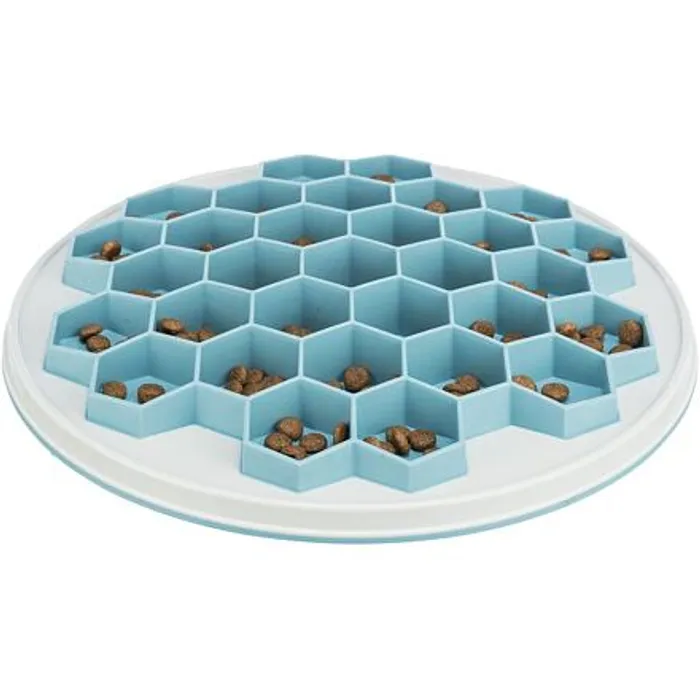 Hauptproduktbild HIVE, talíř k pomalému krmení, o 30 cm, plast/TRP/TPE, šedá/modrá