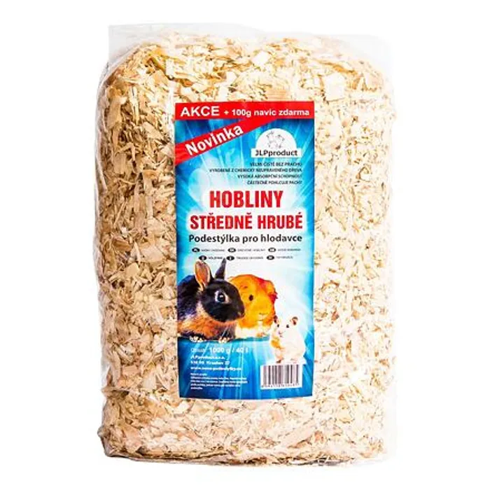 Hauptproduktbild Hoblinová podestýlka středně hrubá 1 kg