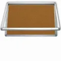 Weiteres Produktbild Horizontální vitrina se zámkem, 150 x 100 cm - korkový vnitřek