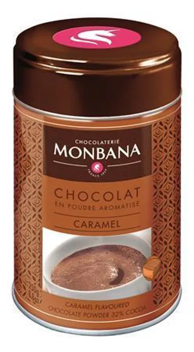 Hauptproduktbild Horká čokoláda v prášku "Caramel", 250 g, MONBANA