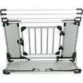 Oberes Gitter für Universalgitter #13201, 92 x 27 x 4 cm, hellgrau/silber