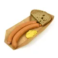 Hot Dog EKO offen, Kraft, 250 x 60 x 40 mm, [50 Stück]