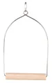 Bogenschaukel 15 x 27 cm, Holz/Draht