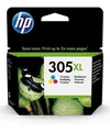 HP Original Ink 3YM63AE, HP 305XL, Tri-colour, HP 305XL, High yield, HP DeskJet 2300, 2710, 2720, Plus 4100