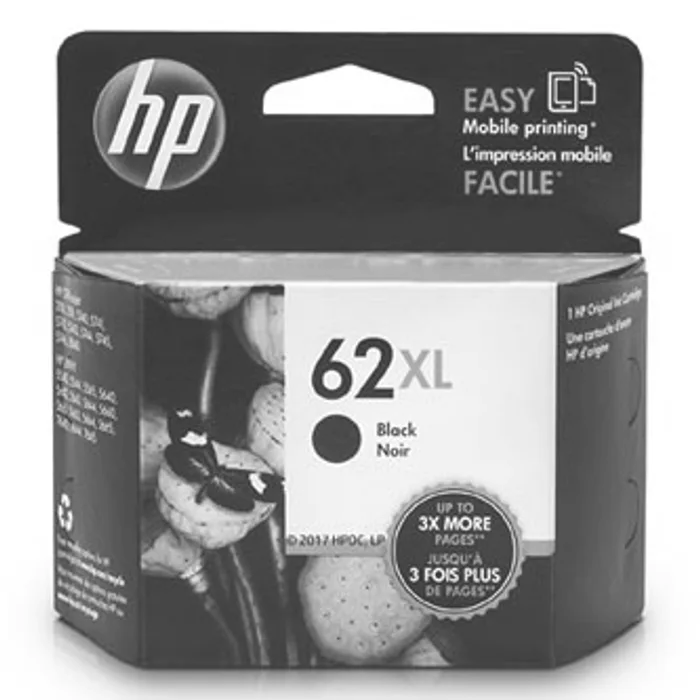 Hauptproduktbild HP originální ink C2P05AE, HP 62XL, black, 600str., HP Envy 5540,5541,5542,5543,5544,5546