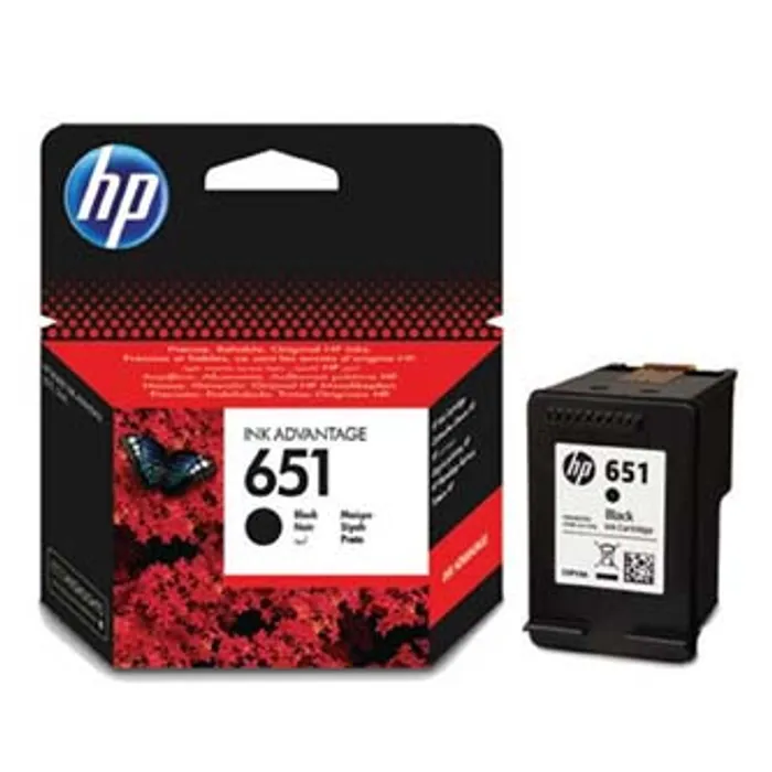 Hauptproduktbild HP originální ink C2P10AE, HP 651, black, 600str., HP DeskJet IA 5645, 5575, Officejet 20