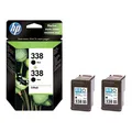 HP Originaltinte CB331EE, HP 338, Schwarz, 900 (2x450) Seiten, 2x11ml, HP 2er-Pack, C8765EE, PS