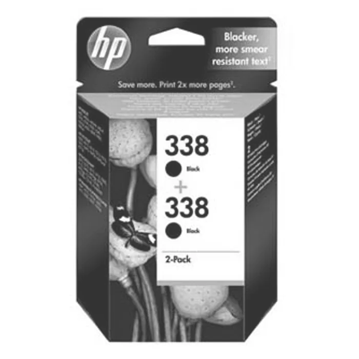 Hauptproduktbild HP originální ink CB331EE, HP 338, black, 900 (2x450)str., 2x11ml, HP 2-Pack, C8765EE, PS