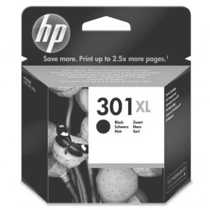 Hauptproduktbild HP originální ink CH563EE, HP 301XL, black, 480str., HP HP Deskjet 1000, 1050, 2050, 3000