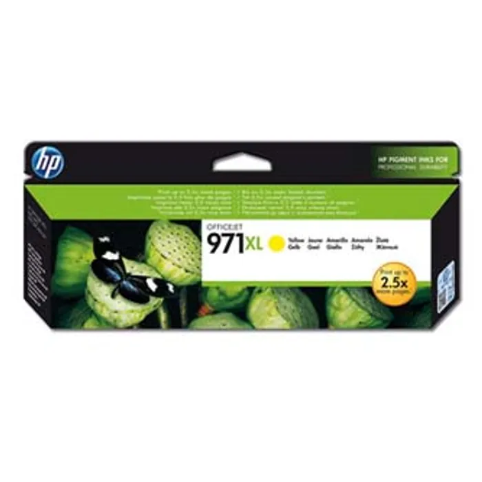 Hauptproduktbild HP originální ink CN628AE, yellow, 6600str., HP 971XL, HP Officejet Pro X451dn, X451dw, X