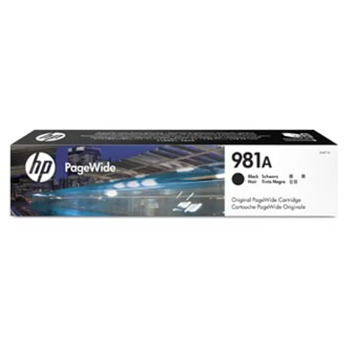 Hauptproduktbild HP originální ink J3M71A, HP 981A, black, 6000str., 106ml, HP PageWide Enterprise Color 5