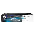 HP Original Ink L0R13A, HP 981Y, cyan, 16000S, 185ml, extra high Kapazität, HP PageWide MFP E58650, 556, Flow 586